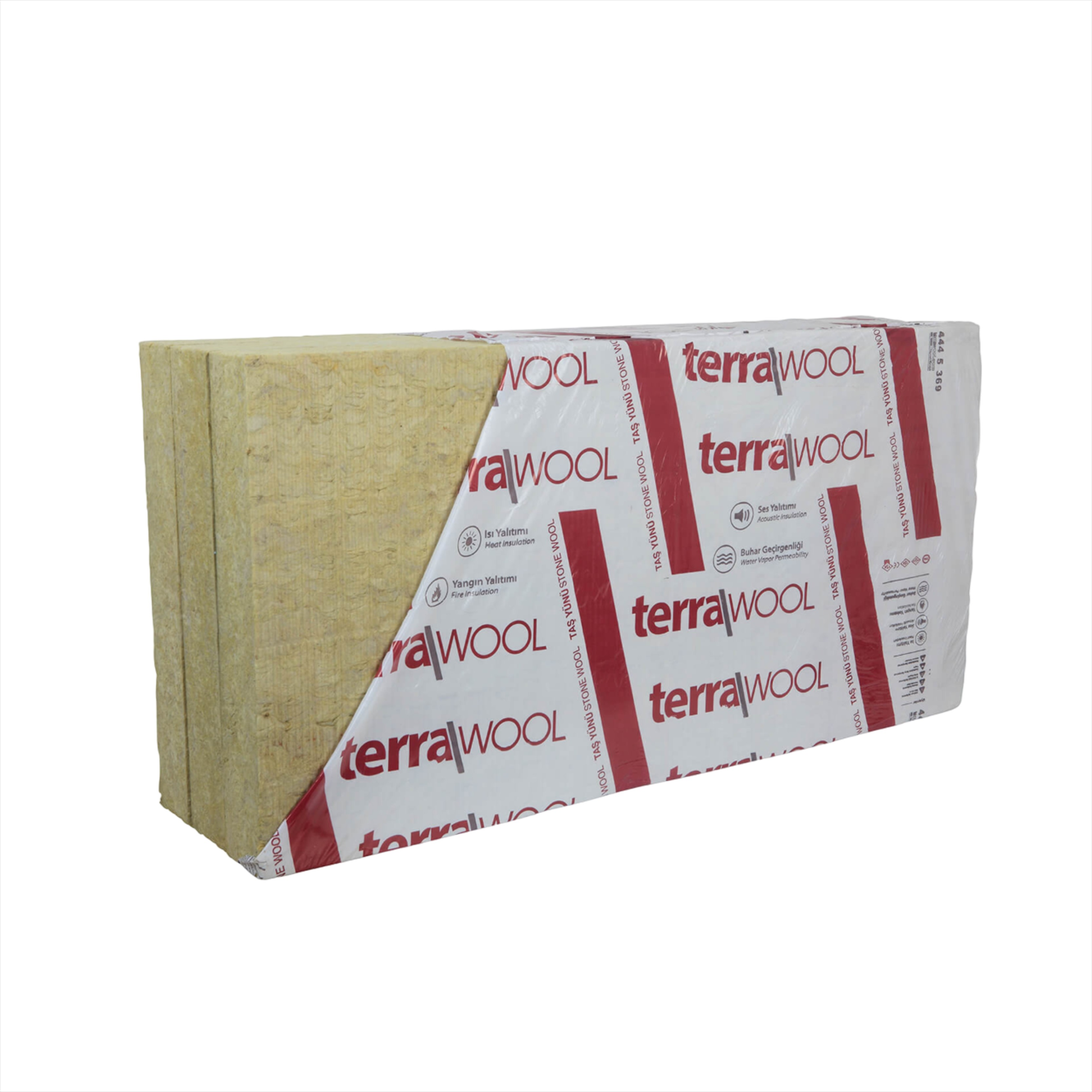 ქვაბამბა TERRAWOOL 145KG/M3 30x600x1200 (2.88 მ2) — ქვაბამბა